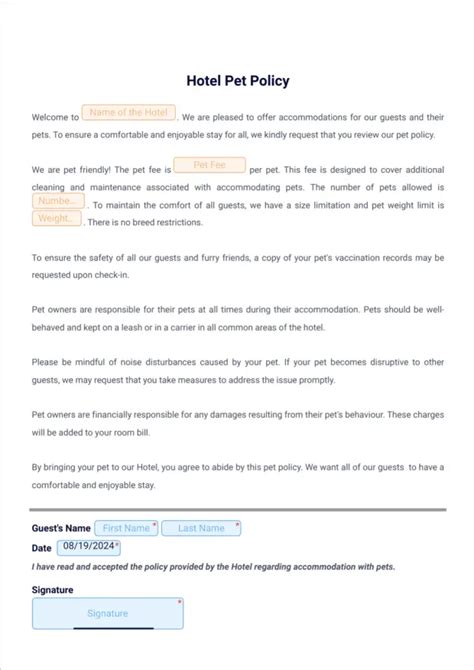 marriott hotel pet policy|hotel pet policy samples.